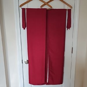 Final Price Panel Curtains 84 x 48 Inches Each Panel World Market Raspberry Red